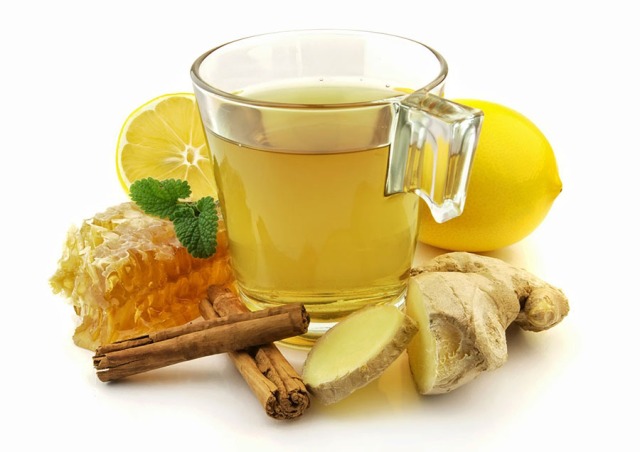 chá-verde-gengibre-limão-mel